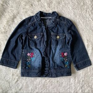 KOALA BABY | Denim Jacket with Flower Design